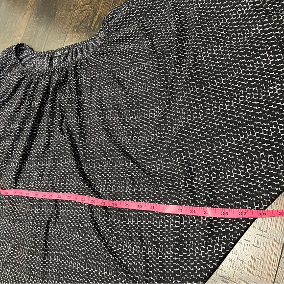 A.N.A. | Women's Black and White loose fit Top with oversized sleeves - Picture 4 of 6